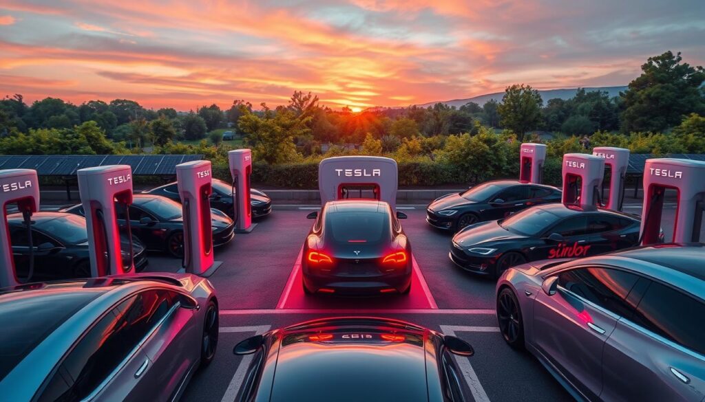 Tesla Superchargers