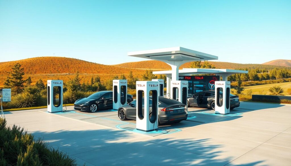 Tesla Superchargers