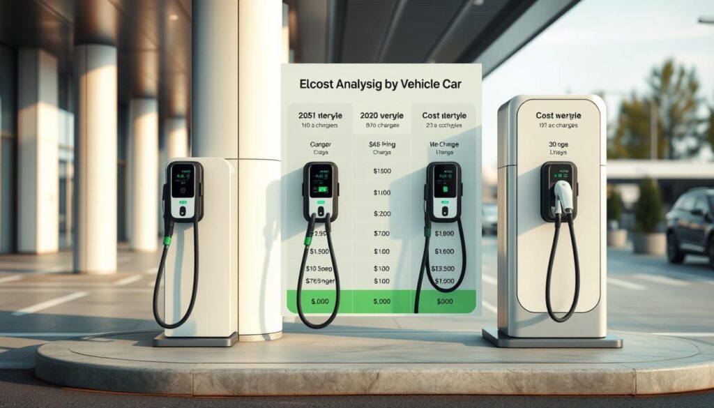 Electric car charger cost comparison